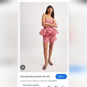 Womens NA-KD Balloon Bandeau Style Top Size 40.